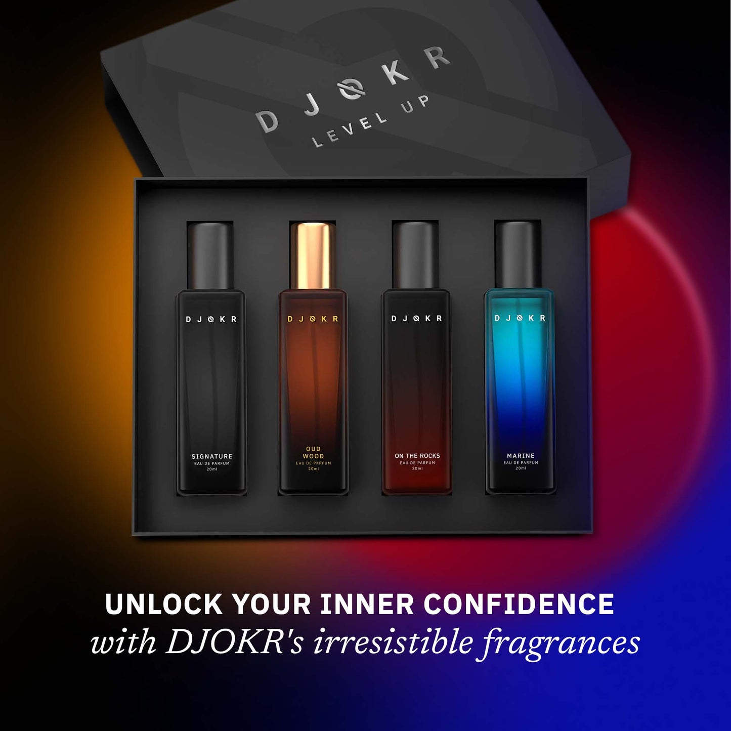 DJOKR Pack of 4 Perfume Set
