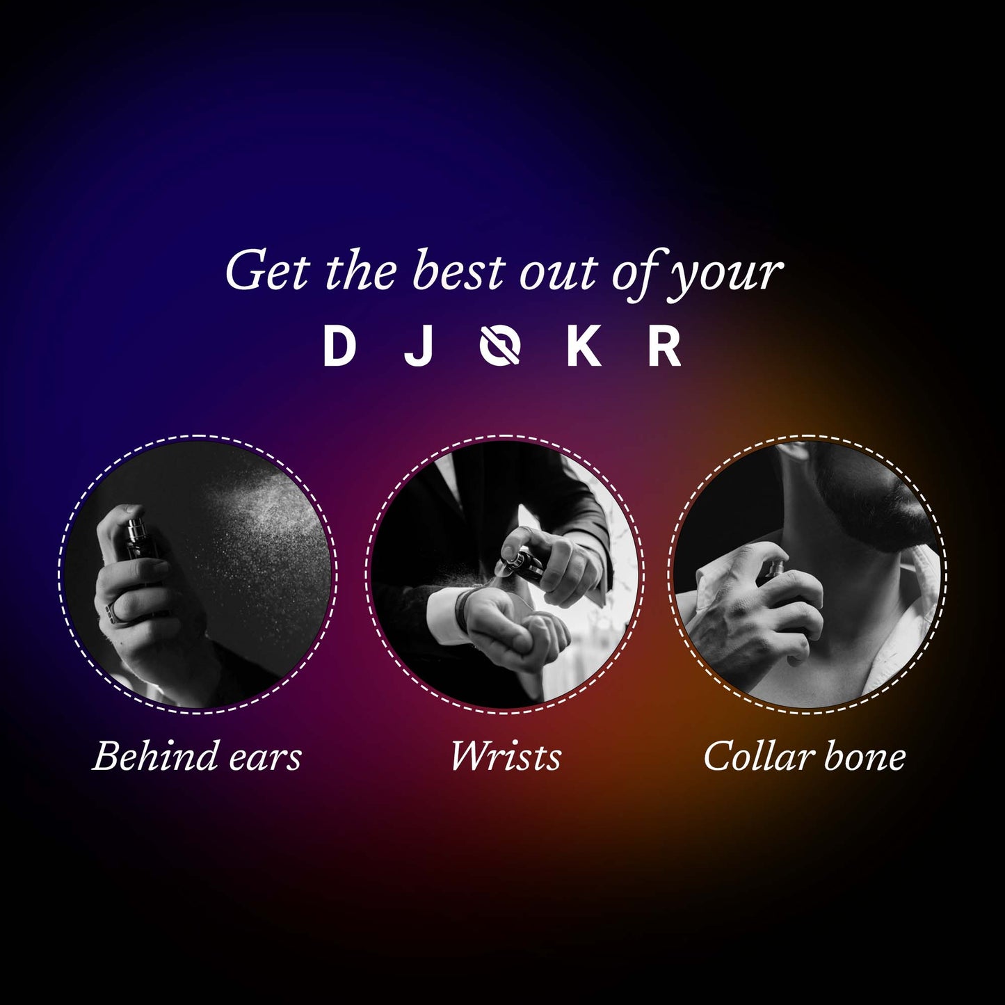 DJOKR Pack of 4 Perfume Set