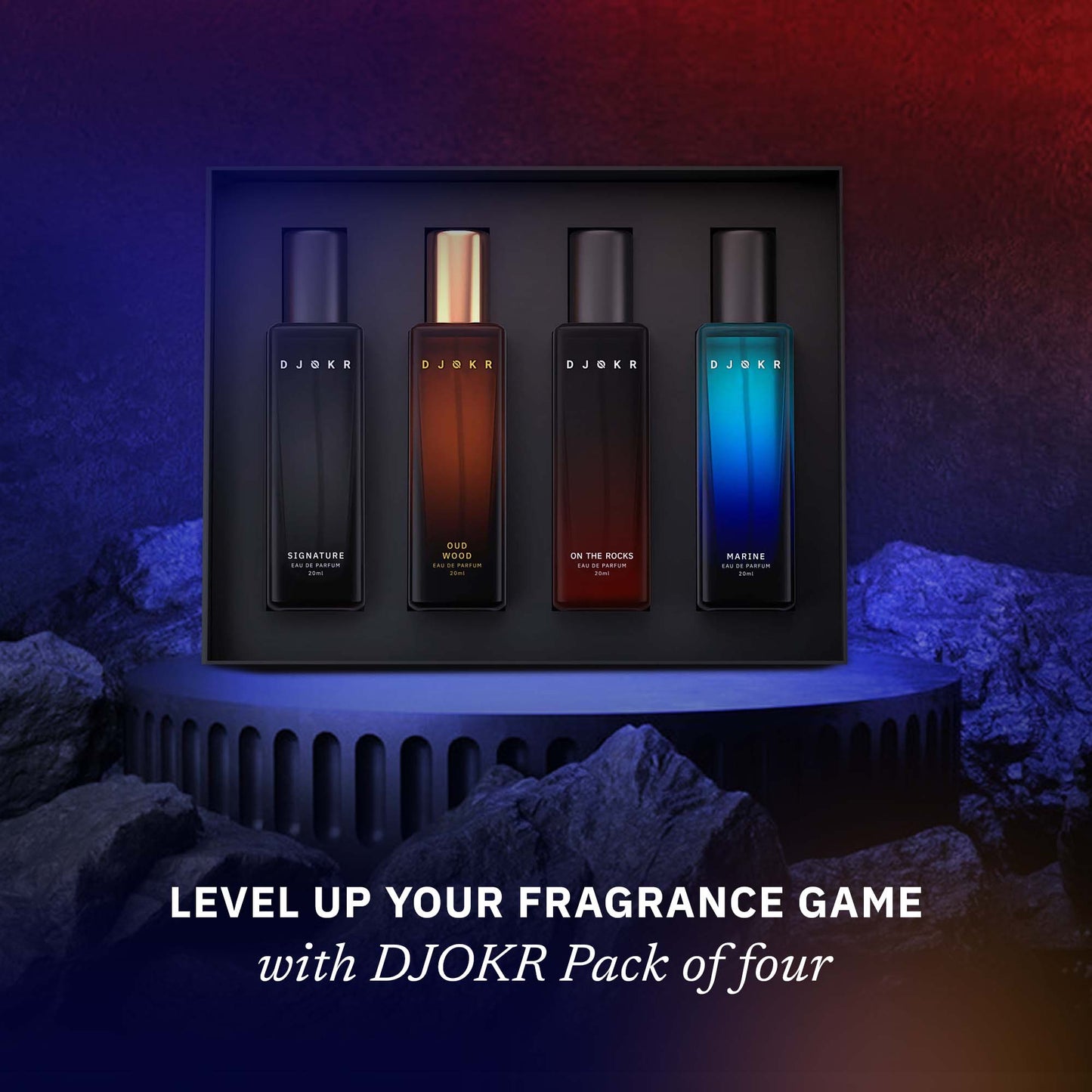 DJOKR Pack of 4 Perfume Set
